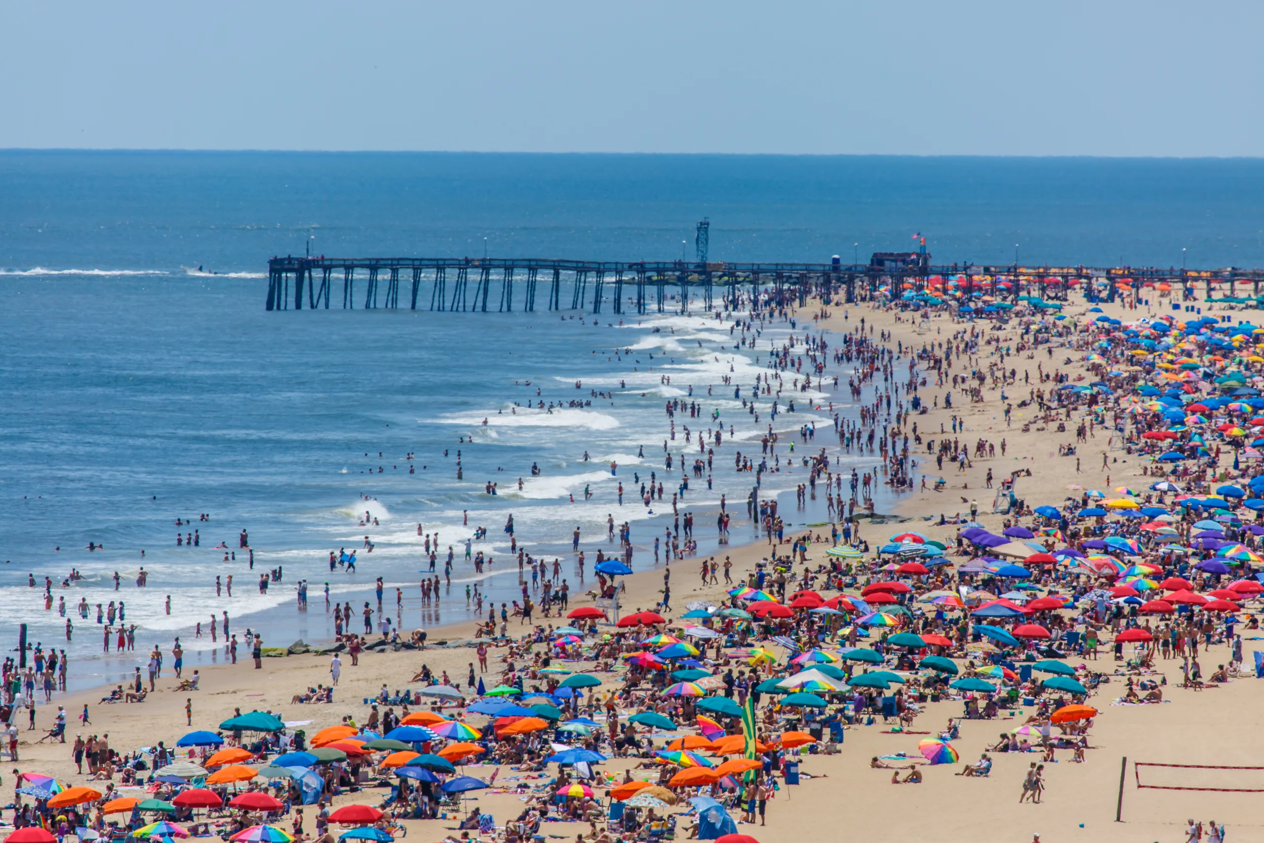 Picturesque photo of Ocean City Maryland Beach and Pier