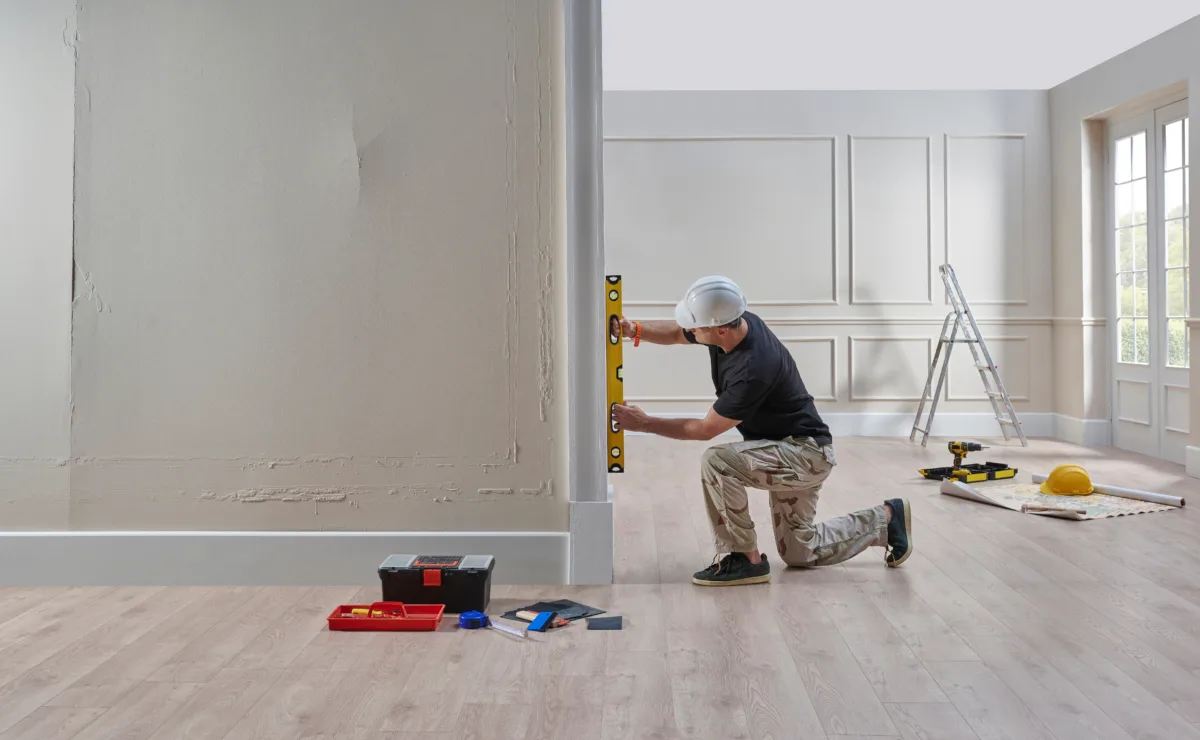 Home improvement contractor shows off their expert work with a picture-perfect renovation
