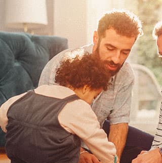 A Lead Science team member and his family represent our attractive benefits and commitment to work life balance
