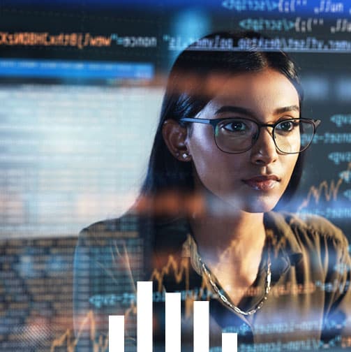 A Lead Science client checking metrics to website traffic and business growth